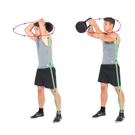 Kettlebell Exercise Around The Head For A Stable Core