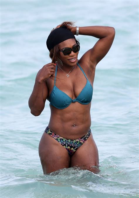 Serena Williams Shows Off Her Curves In A Bikini Picture Celebrities