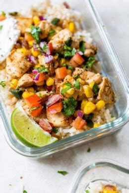 Chicken Taco Poblano Rice Bowls Recipe Chronicle