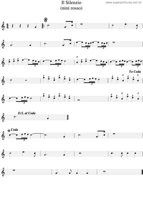 Dopo anni di cinema di gregorio arriva finalmente alla letteratura con tre novelle che confermano il suo talento e sorprendono per la naturalezza, come se dietro il regista da sempre si fosse celato lo scrittore. Super Partituras - Il Silenzio (Nini Rosso), com cifra