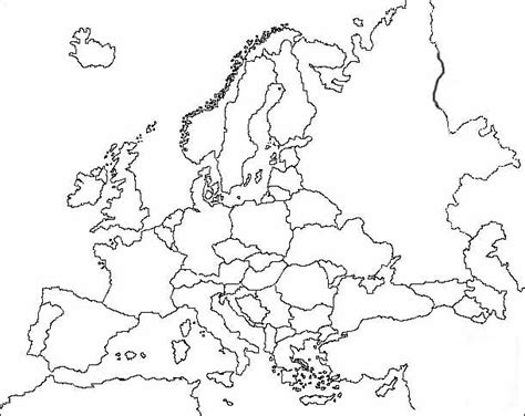 Croquis Mapa De Europa Politico Imagui