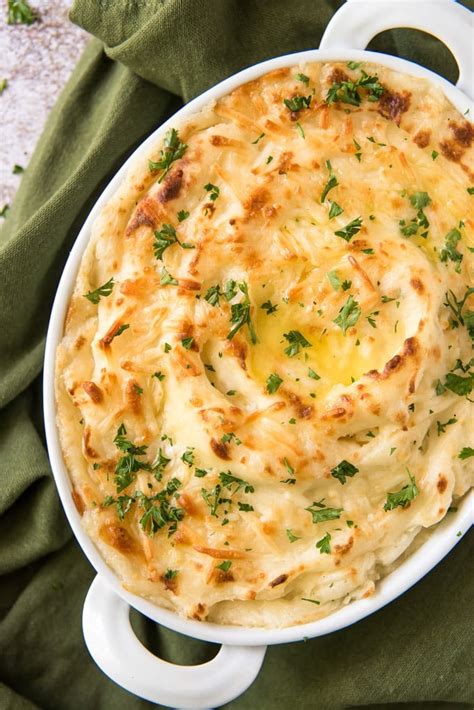 Easy Cheesy Mashed Potatoes Recipe YellowBlissRoad Com