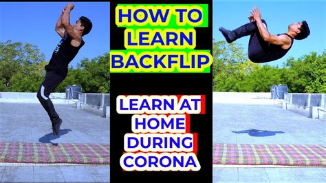 How To Learn Backflip At Home Youtube