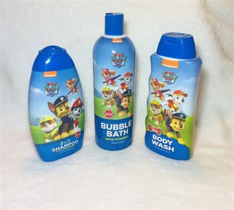 Nickelodeon Paw Patrol Lot Body Wash Bubble Bath 2 In 1 Shampoo 16