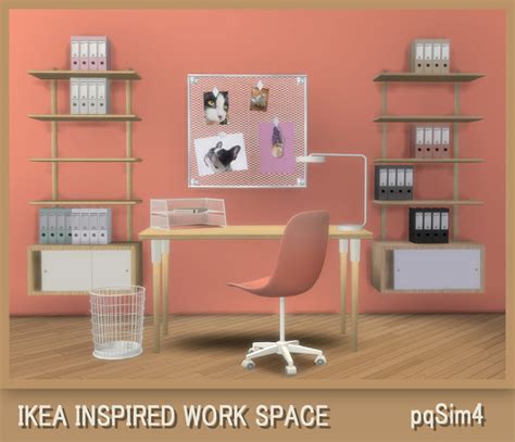 Ikea Inspired Work Space At Pqsims4 Sims 4 Updates