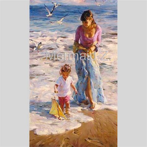Mother And Daughter Oil Painting At Explore