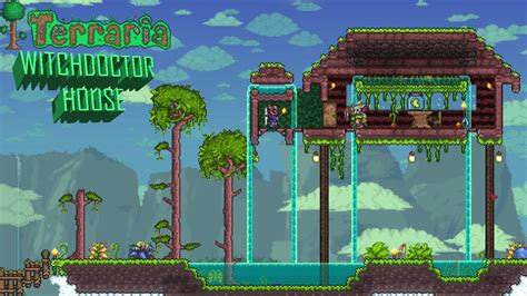 Terraria How To Make An Epic Witch Doctor House Youtube