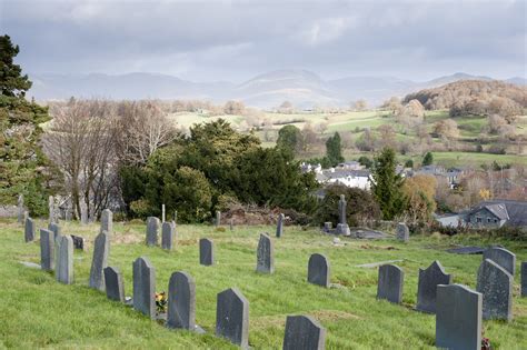 Free Stock Photo Of Gravestones In The Churchyard At Hawkshead