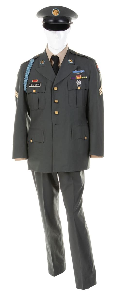 Tom Hanks Forrest Gump Class A Military Uniform From Forrest Gump