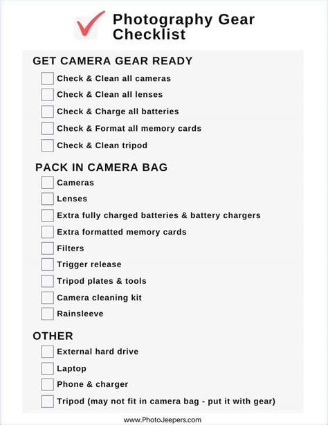 Our Camera Gear Checklist For Travel Photography Photojeepers