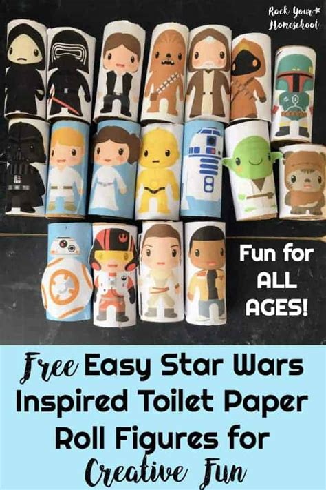 Free Easy Star Wars Toilet Paper Roll Figures For Creative