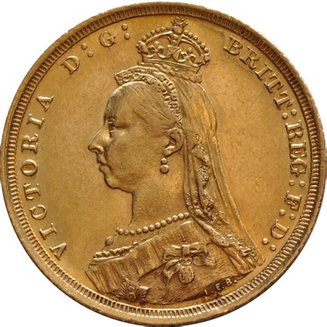 1887 Gold Sovereign Victoria Jubilee Head London £48030