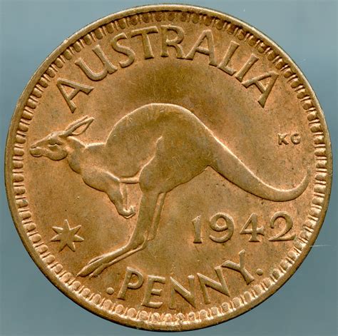Australia 1942-I (B) 1 Penny AU KM-36