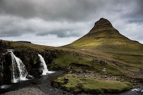 Kirkjufell Mountain And Waterfall Iceland