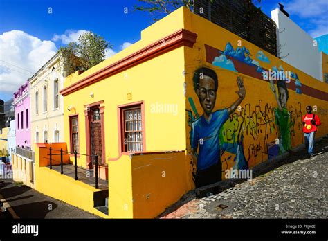 Colourful Facades On De Waal Street Wale Street Bo Kaap Cape Malay