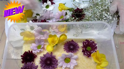 While absorbing moisture they are pink. DRYING FLOWERS IN SILICA GEL - YouTube