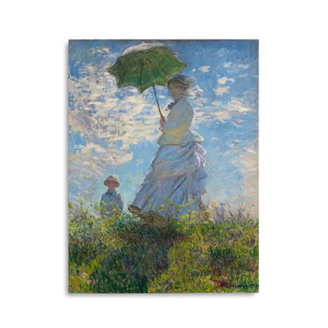 Cuadro De Mujer Con Sombrilla Claude Monet
