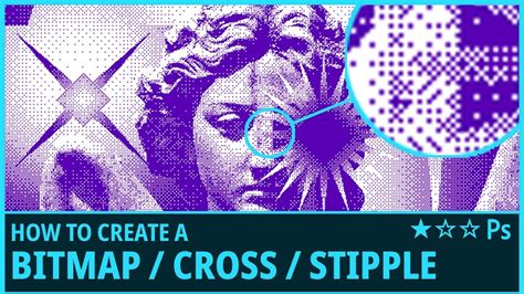 How To Create A Bitmap Cross Stipple Effect From Images In
