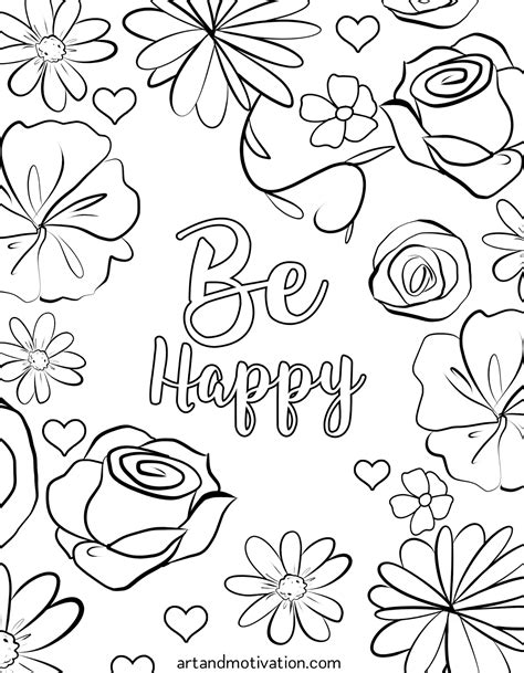 Printable Coloring Sheets For Seniors
