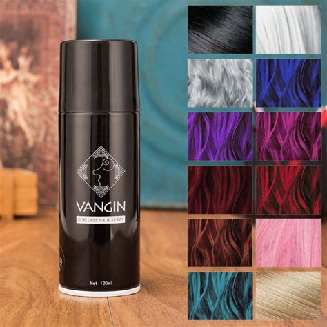Ready Stock 13 Colour Spray 120ml Washable Hair Colourthis Hair