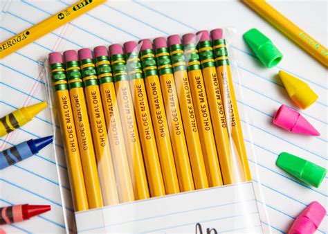 Laser Engraved Personalized Pencils One Dozen Malone Custom Designs