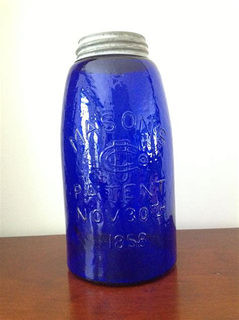 Cobalt Blue Mason Jar Need To Add This To My Ever So Growing Collection It S Beautiful