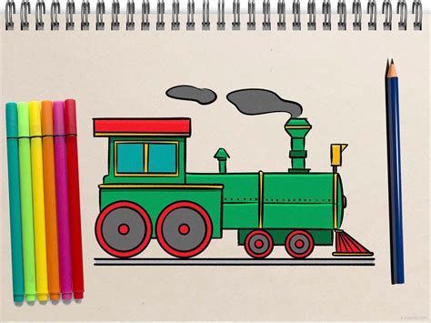 Train Drawing Ideas How To Draw A Train In 7 Steps