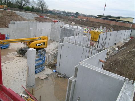 Reinforced Concrete Precast Double Wall Twin Concast Foundation
