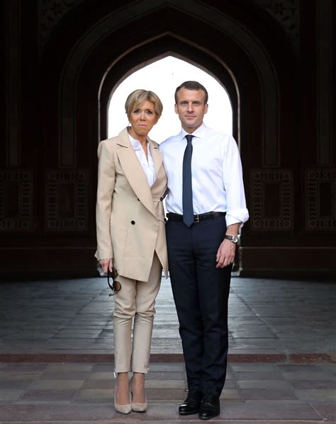 First Lady Of France Brigitte Macron Visits India Who What Wear Uk