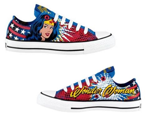 Wonder Woman Converse Shoes Painted Shoes Trending Shoes Painted