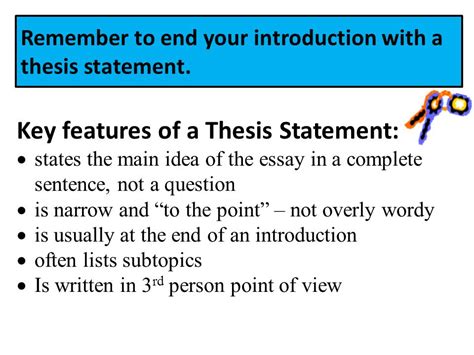 Thesis Statement Meaning And Examples Thesis Title Ideas For College