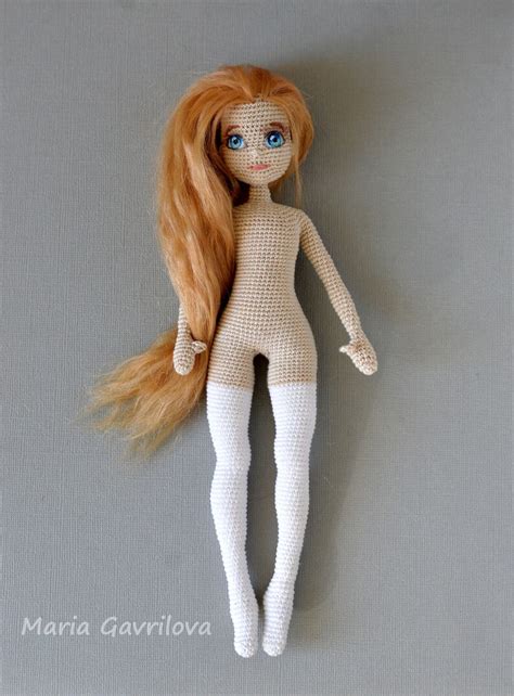 Crochet Basic Doll Body Pattern Amigurumi Doll Body Pattern Etsy