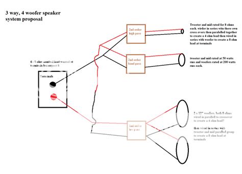 3 Way Speaker Crossover Wiring Diagram Econess