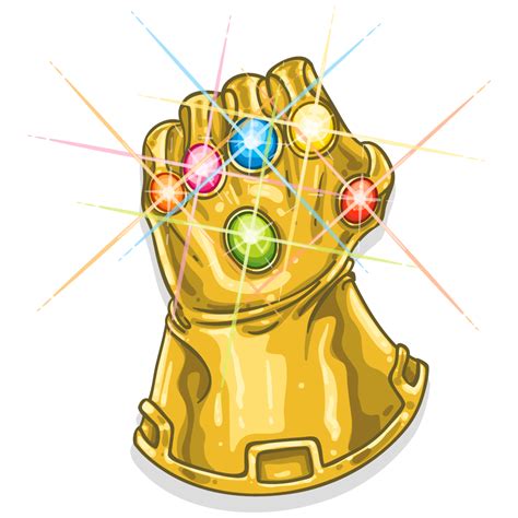 Download Infinity Youtube Glove T Shirt Thanos The Gauntlet Clipart Png