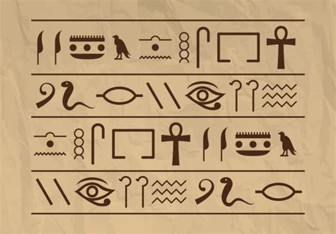 Hieroglyphen wurden von den alten ägyptern als einfache möglichkeit entwickelt, schrift in ihre kunstwerke zu integrieren. Piramide Ägypten Hieroglyphen Vektor 132503 - Download ...