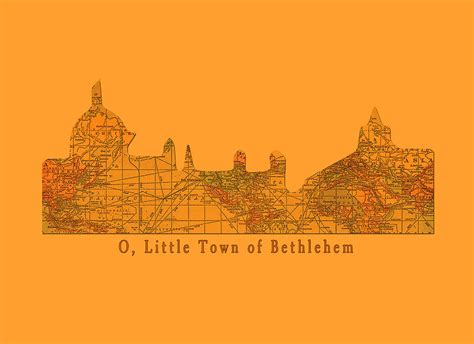 verse 1 o little town of bethlehem how still we see thee lie! O Little Town Of Bethlehem Digital Art by Sarah Vernon
