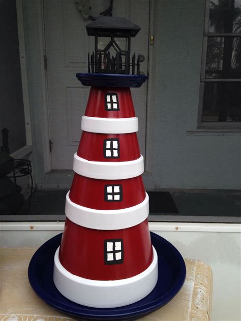Clay Pot Lighthouse Omg Caroline Wouldnt Memere Love This Clay