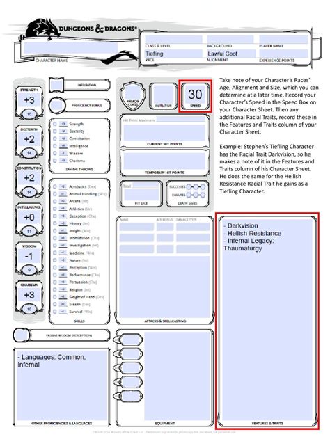 Dnd 5e Character Creation