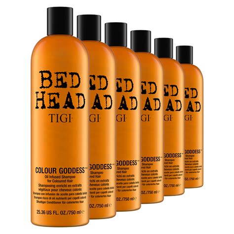 TIGI Bed Head Colour Goddess Oil Infused Colour Nourishing Shampoo 6x