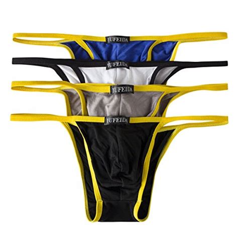 Buy Men S Modal Comfortable G String Thongs Sexy Low Rise Bikini Briefs Underwear Online At