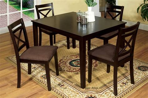 Modway convene outdoor patio round dining table in espresso. Weston I Espresso Dining Table with 4 Chairs