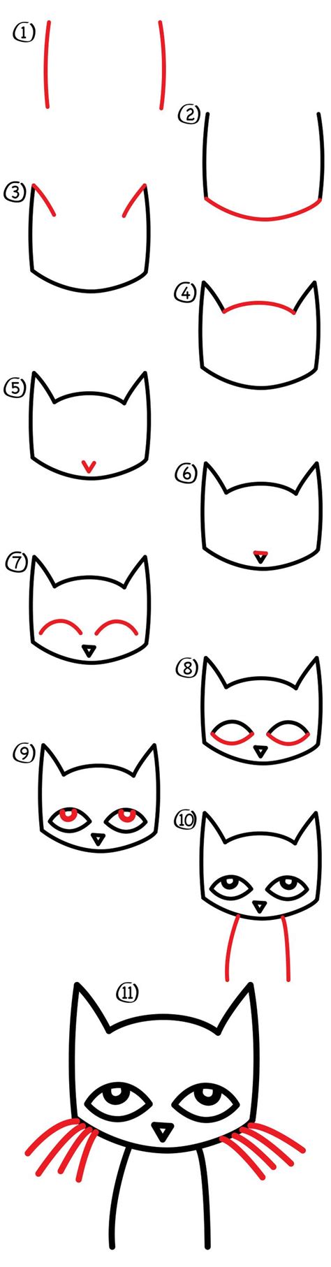 Art Hub For Kids How To Draw A Kitten Tag Us In Your Childrens