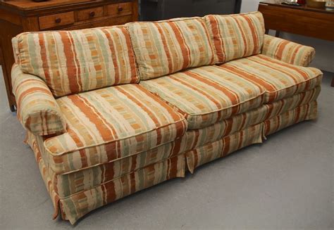 found in ithaca vintage 1970s baker sofa upholstered in warm southwest colors sold