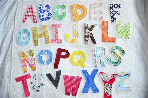 Diy Fabric Alphabet Diy Fabric Diy Baby Stuff Fabric Letters