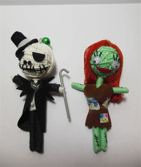Jack Skellington And Sally String Doll Voodoo Doll By Narakdoll
