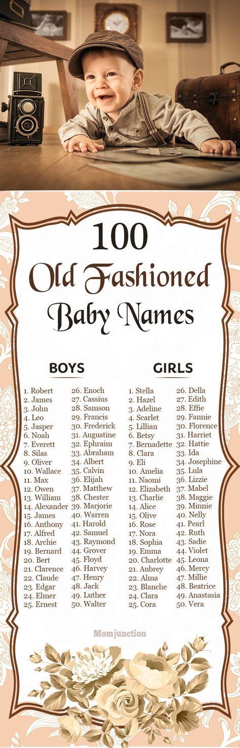 Top 100 Amazing Old Fashioned Names For Babies Fashion Old