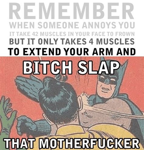 Batman Proper Bitch Slap Funny Pictures Quotes Pics Photos Images