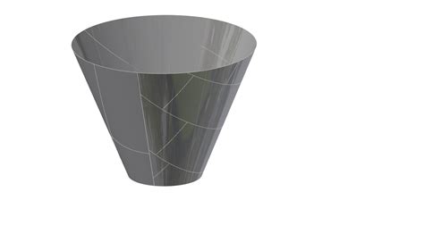 Sheet Metal Cone Optimize Plate Layout Autodesk Community