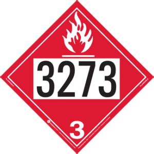 Un Hazard Class Flammable Liquid Tagboard Icc