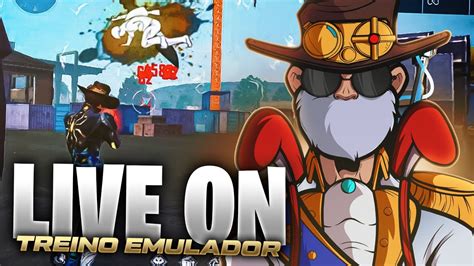 KRYPTON TREINO EMULADOR 4X4 DOIDO FREE FIRE AO VIVO RUMO A 1K